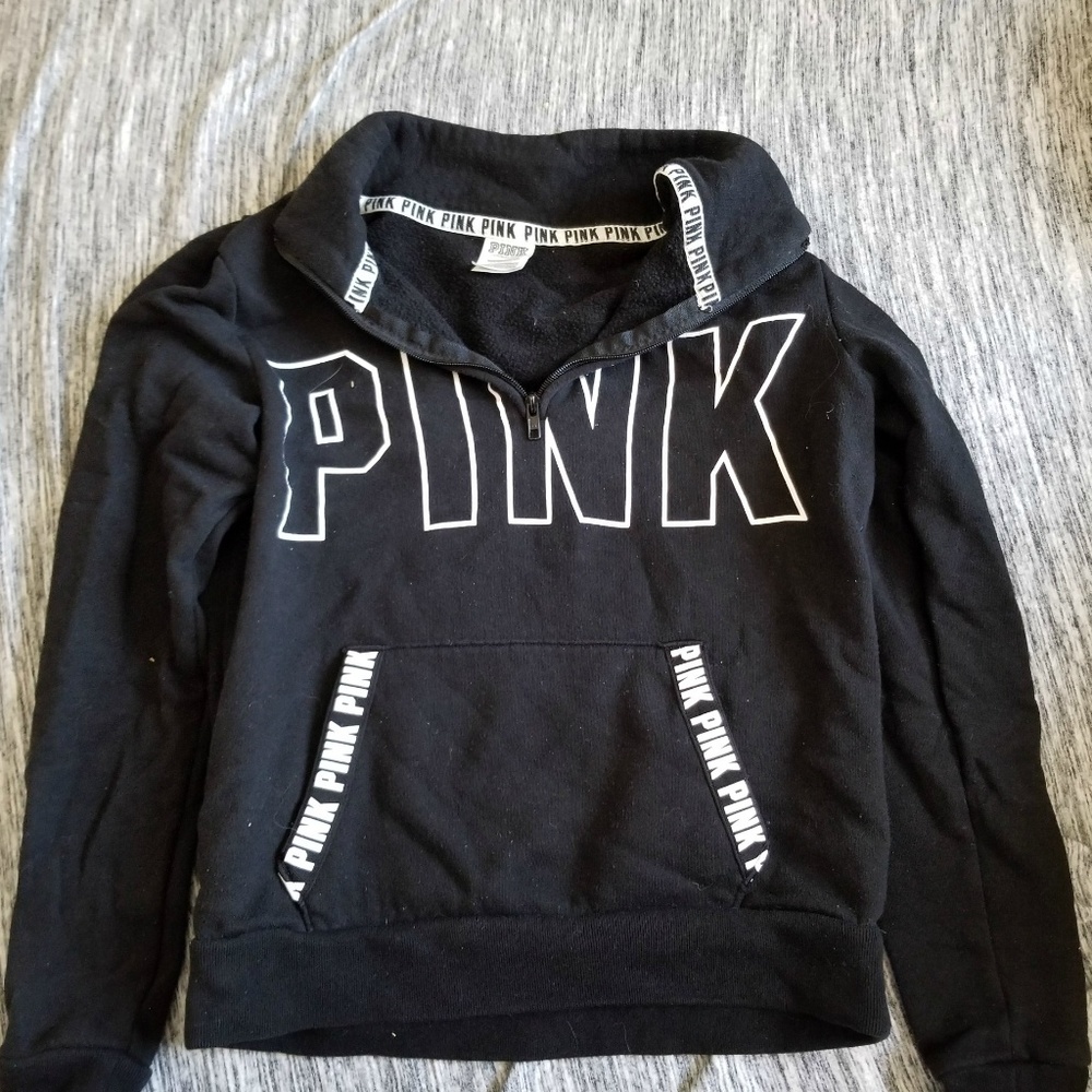 Pink half zip